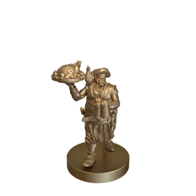 Drunk Cook Serving by Epic Miniatures