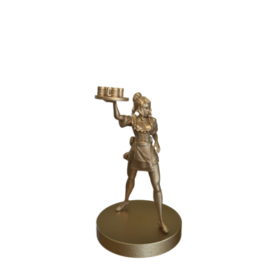 Tavern Waitress Serving by Epic Miniatures