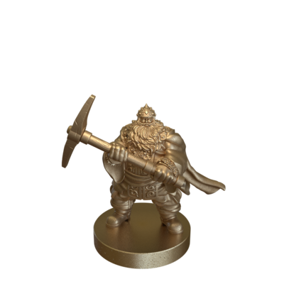 Fire Dwarf Male Miner by Epic Miniatures