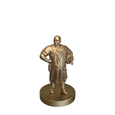 Villager Brewer Bald by Epic Miniatures