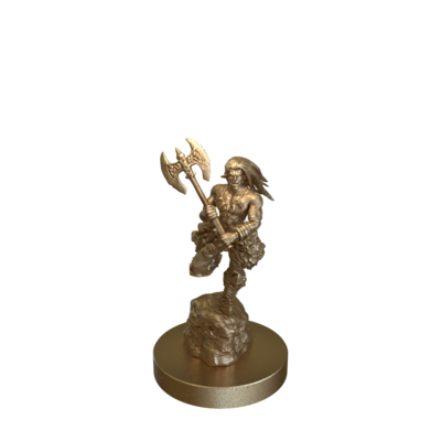 Fire Genasi Axe by Epic Miniatures