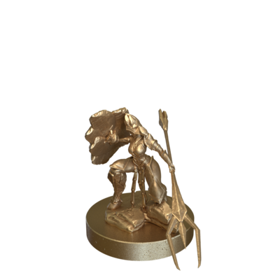Gaia Shield Maiden Defending by Epic Miniatures